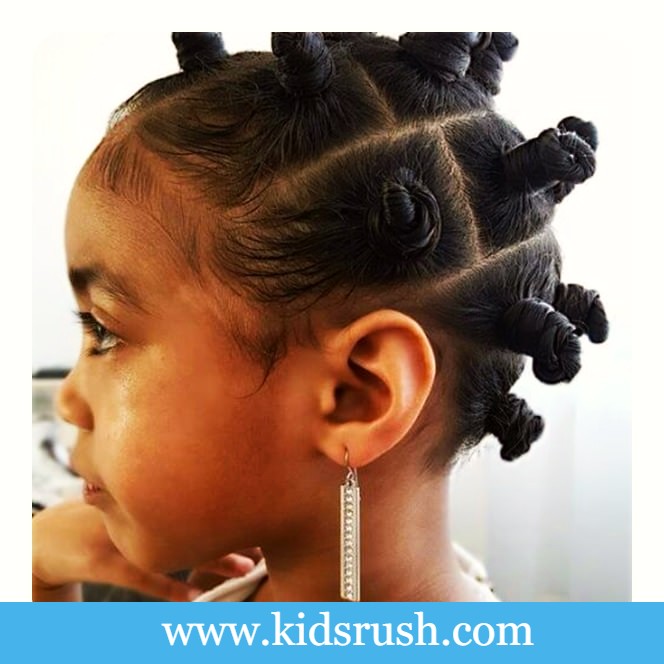 bantu knonts hair style for little girls