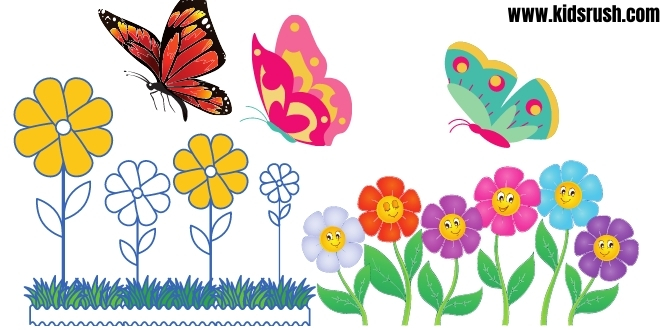 Sad cute butterfly. Animal poetry for children