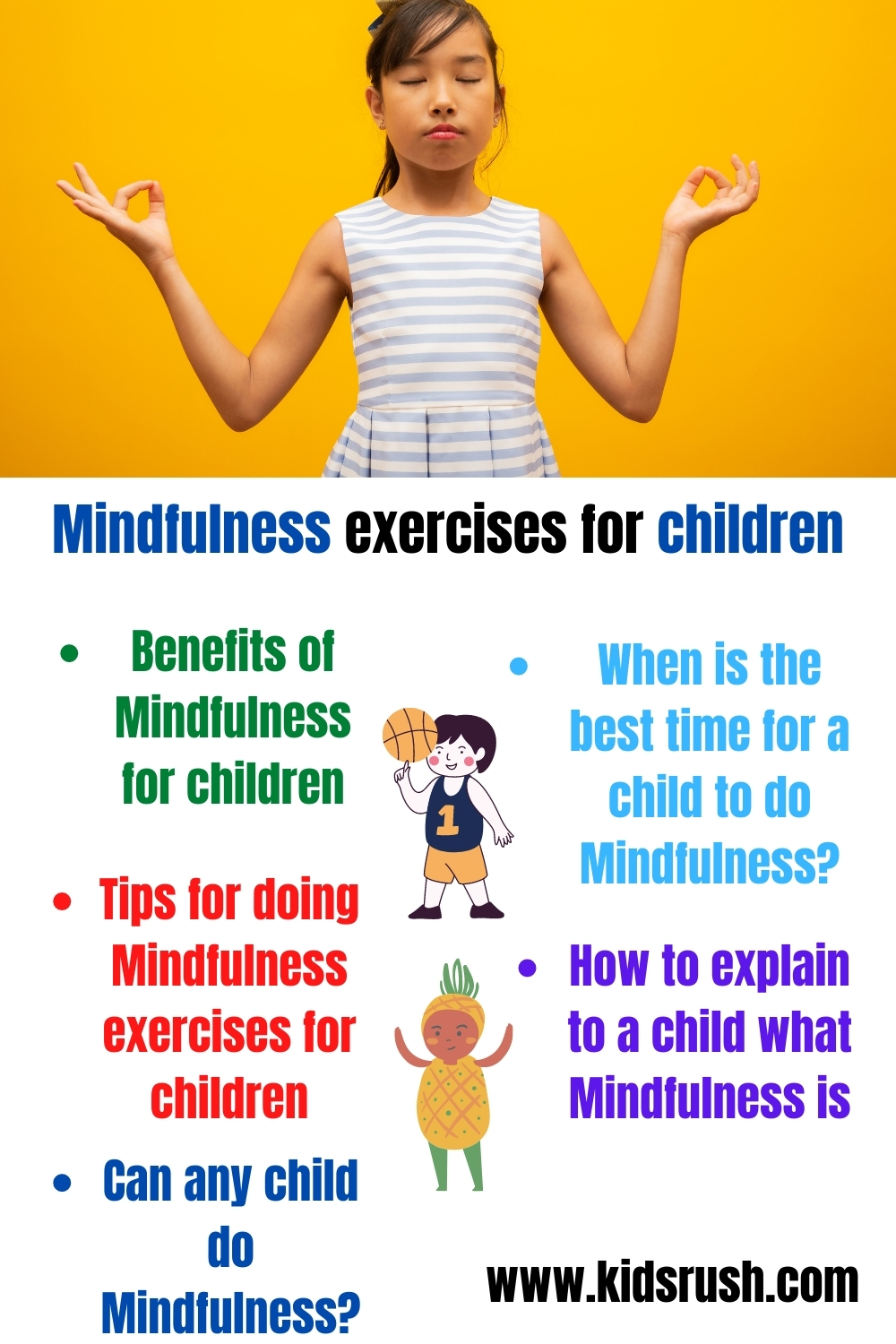 Mindfulness exercises for children
