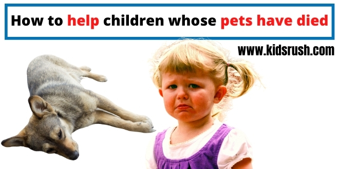 How to help children whose pets have died