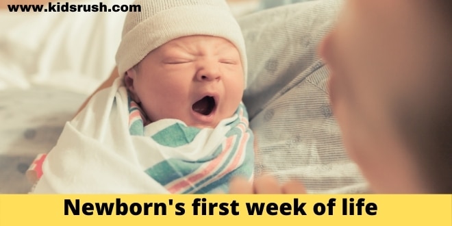 Newborn's first week of life