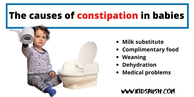 causes of constipation in babies