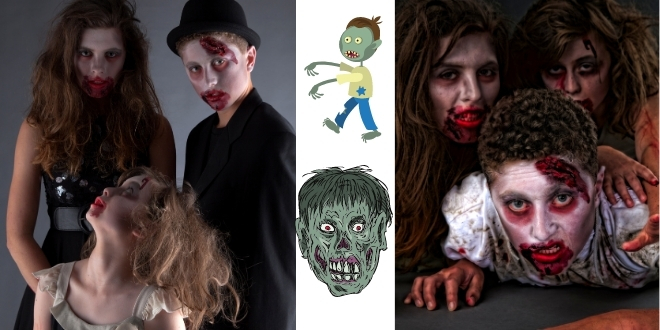 Zombie costume for children: A step by step guide