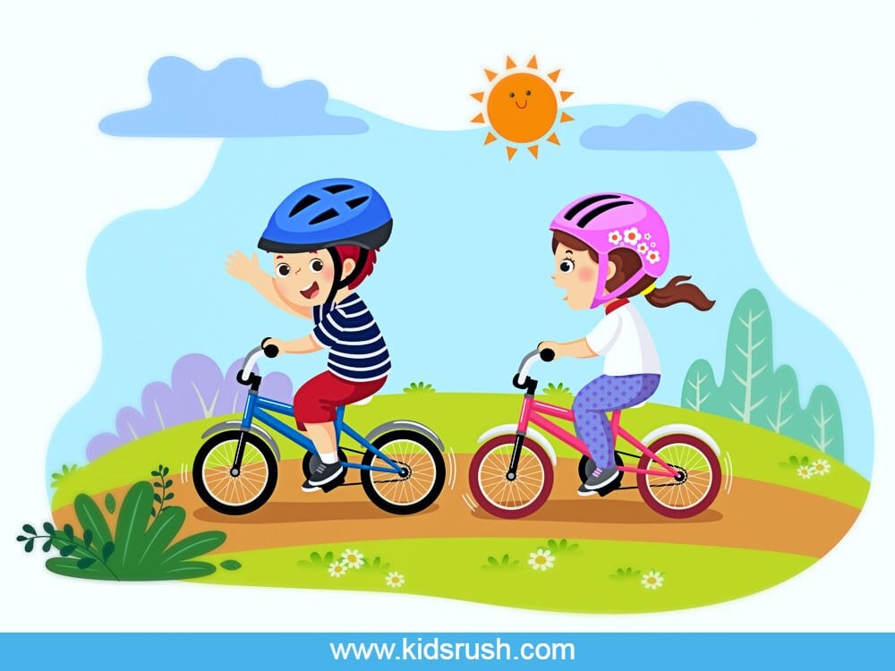 Steps to follow to teach children to ride a bicycle: