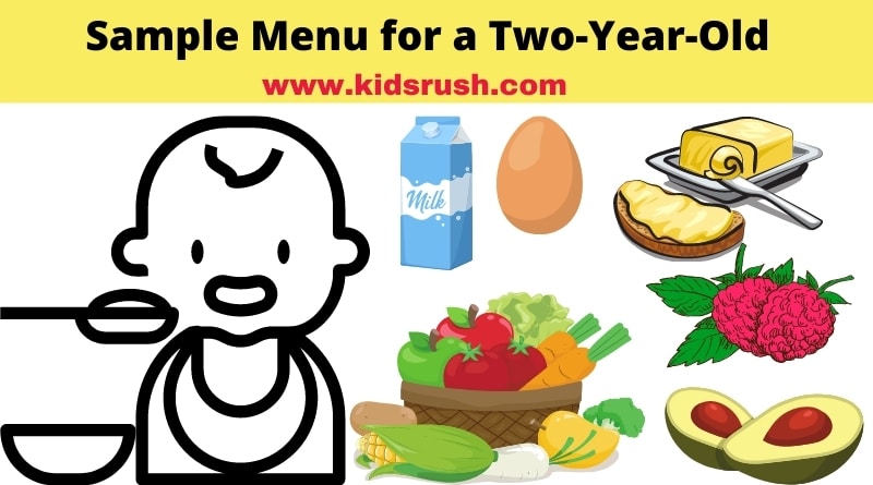 Sample Menu for a Two-Year-Old baby