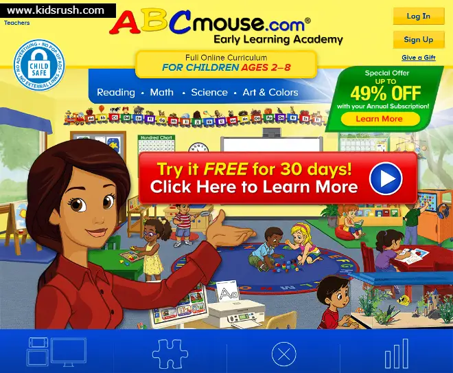 A review of the educational website ABCmouse.com