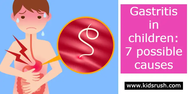 Gastritis in children: 7 possible causes