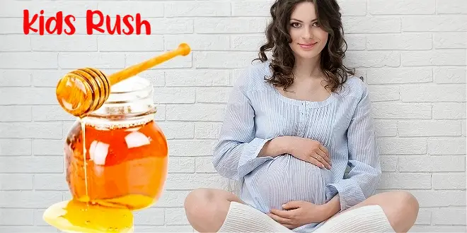 What are the safety concerns with pregnant women eating honey?