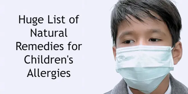 Natural Remedies for Children's Allergies